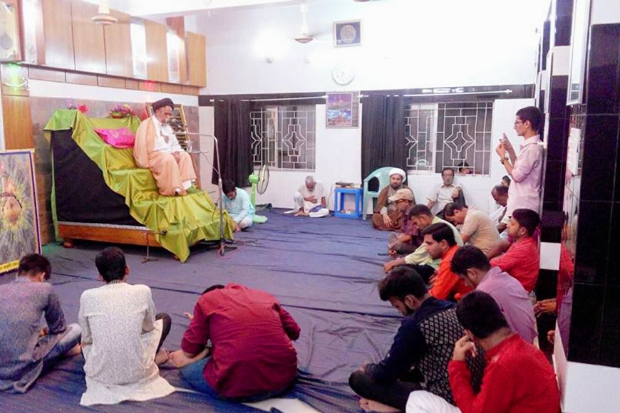 A Mahfil was held in Khulna Anjuman-E-Panjatani Imambargah on the holy Eid-e-Ghadir